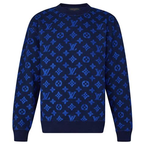 lv blue sweater|lv sweater men.